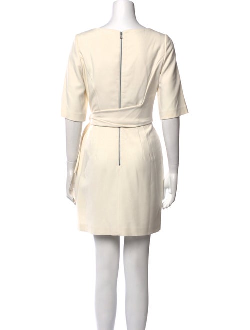 Alice + Olivia Bateau Neckline Mini Dress