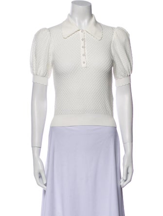 Alice + Olivia Short Sleeve Polo