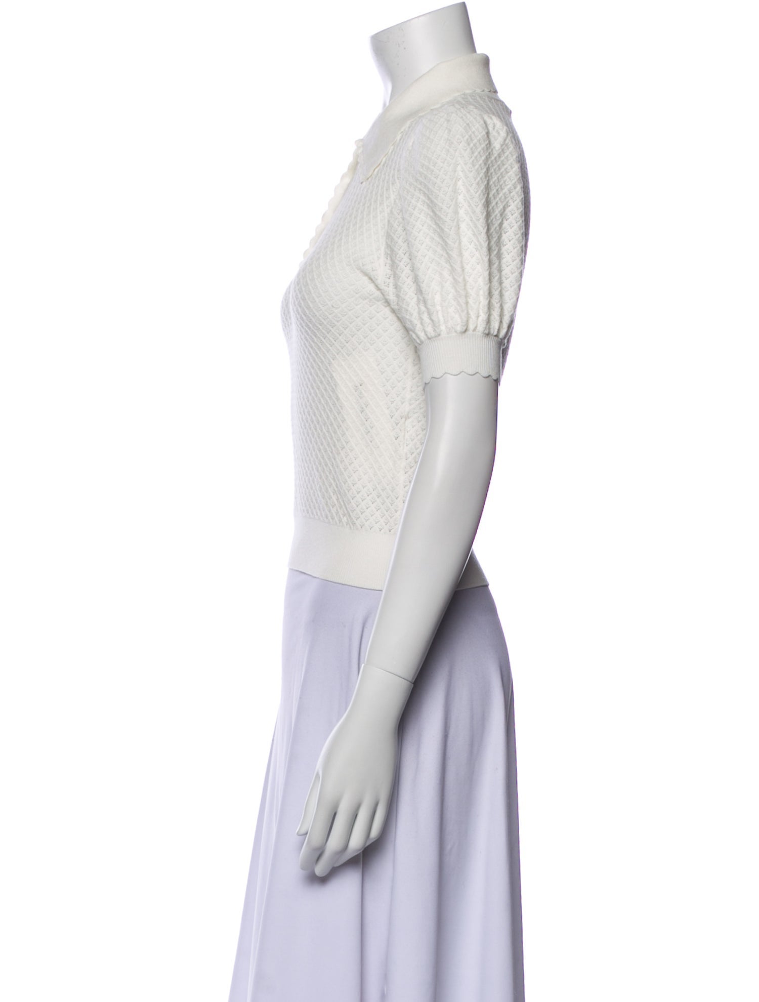 Alice + Olivia Short Sleeve Polo