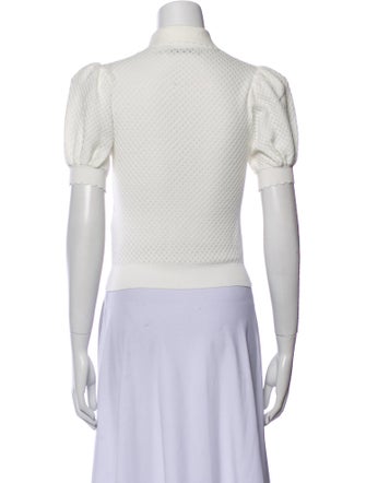 Alice + Olivia Short Sleeve Polo