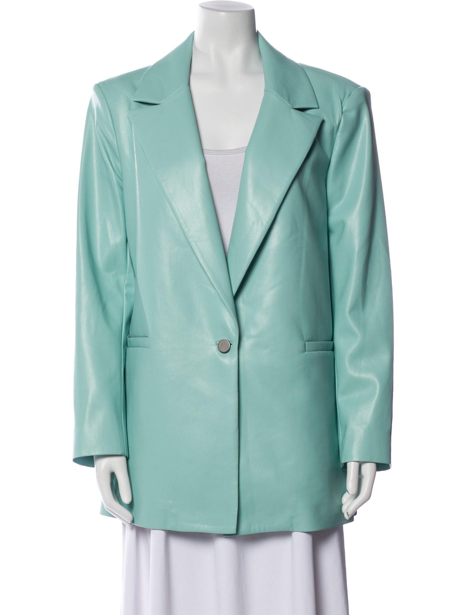 Alice + Olivia Faux Leather Coat