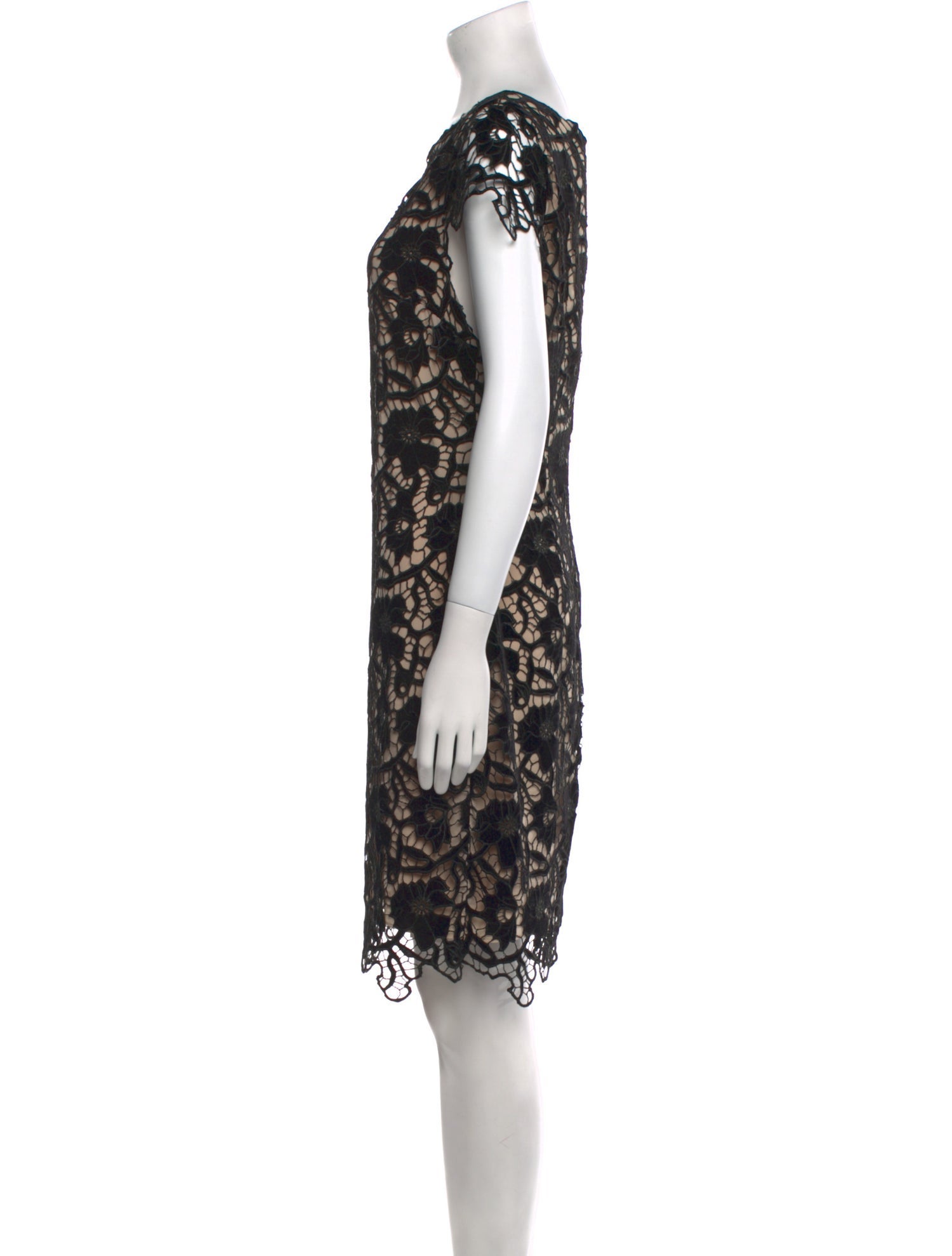 Alice + Olivia Lace Pattern Knee-Length Dress w/ Tags