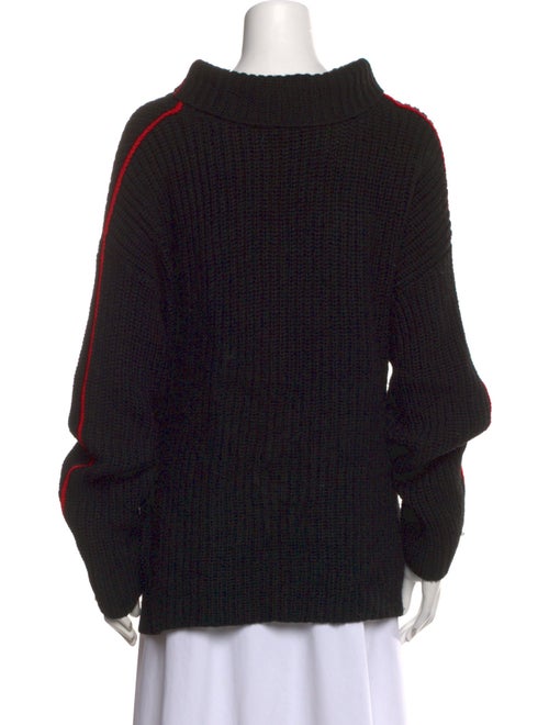 Alice + Olivia Wool Mock Neck Sweater