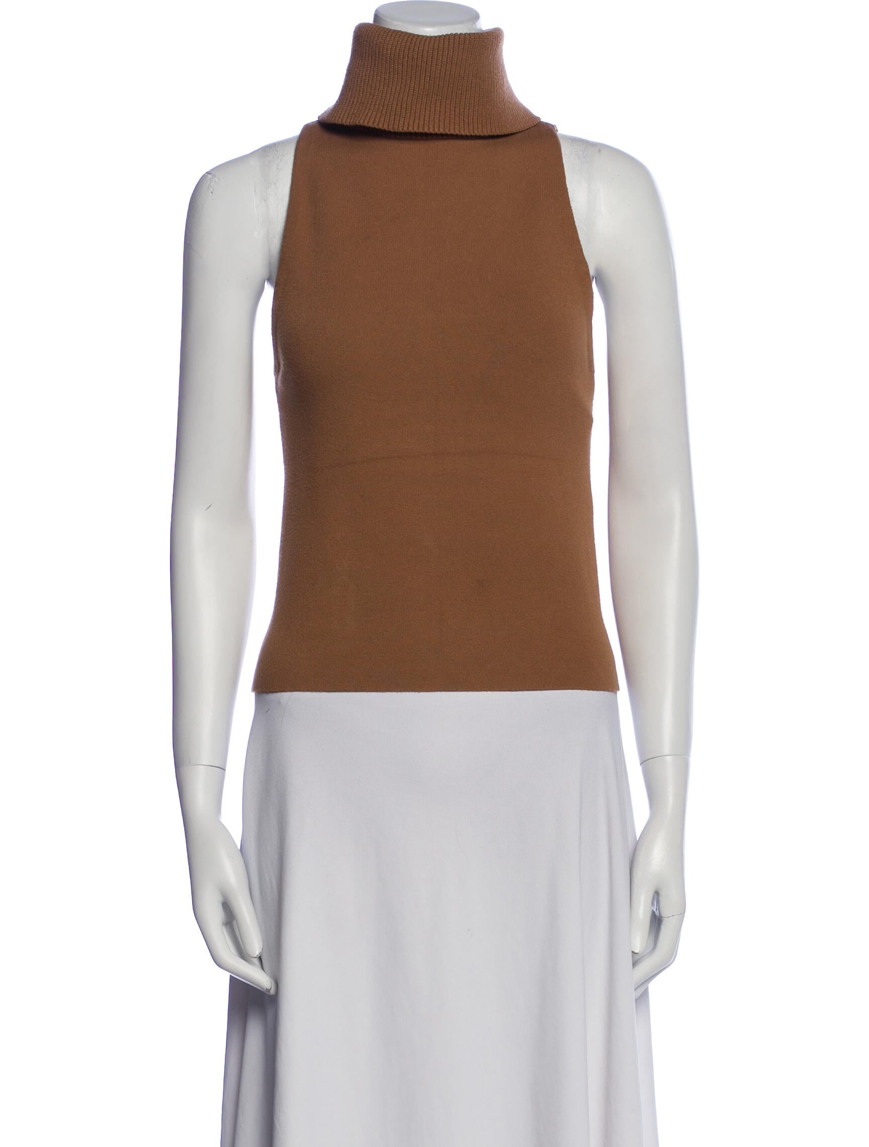 Alice + Olivia Turtleneck Sleeveless Top