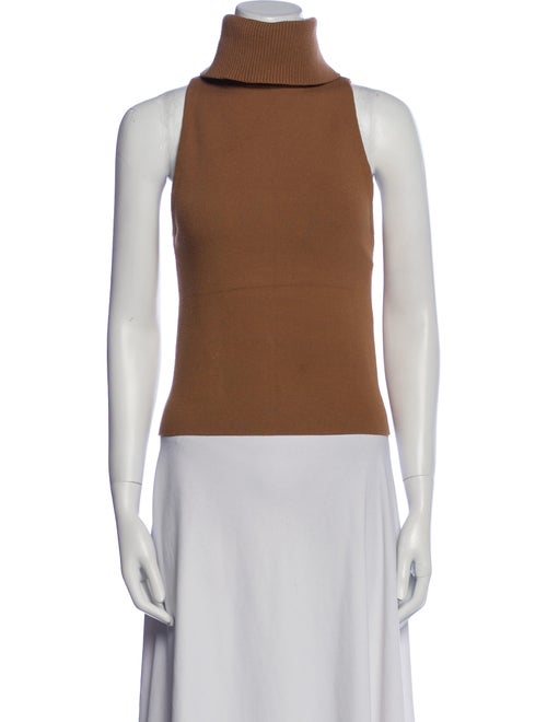 Alice + Olivia Turtleneck Sleeveless Top