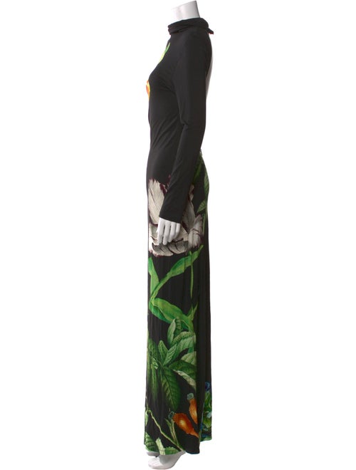 Alice + Olivia Floral Print Long Dress
