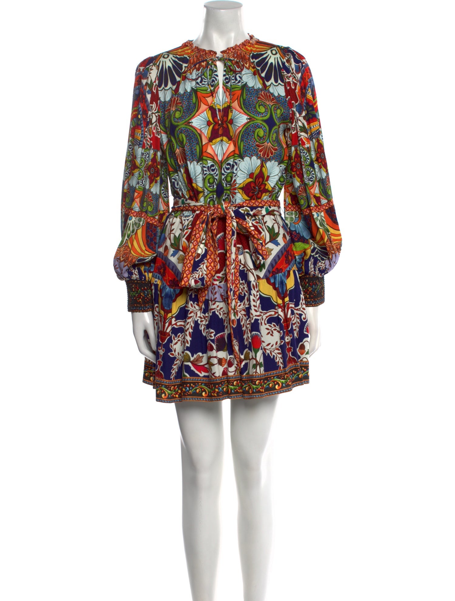 Alice + Olivia Printed Mini Dress
