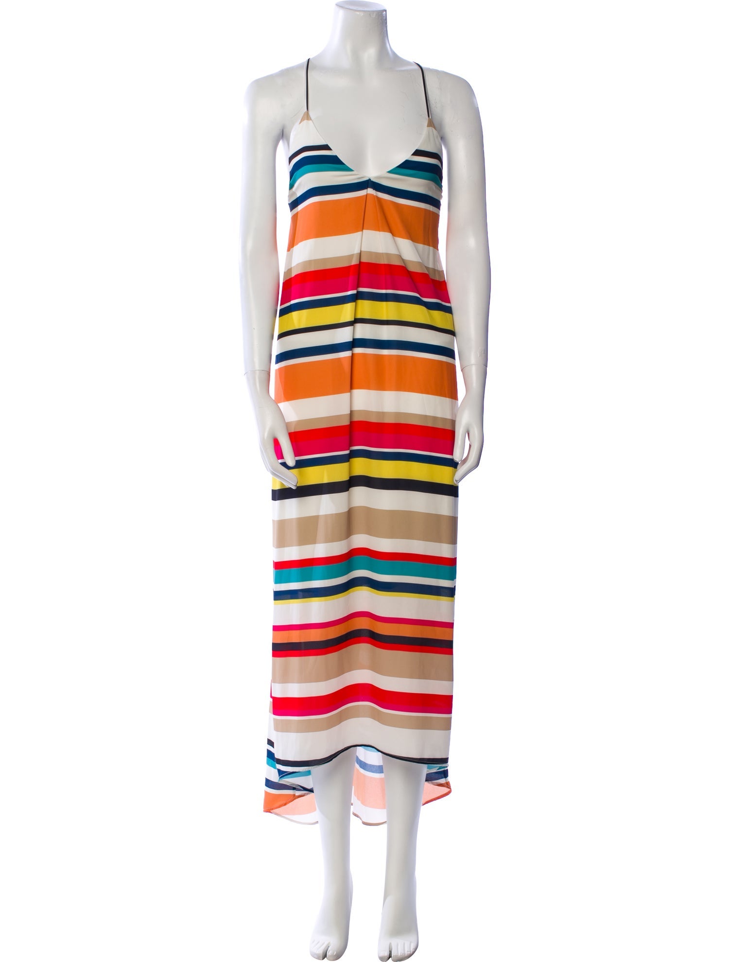 Alice + Olivia Striped Long Dress