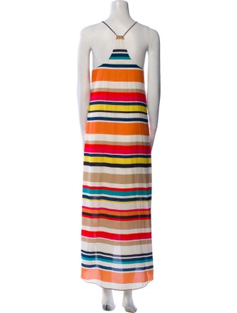 Alice + Olivia Striped Long Dress