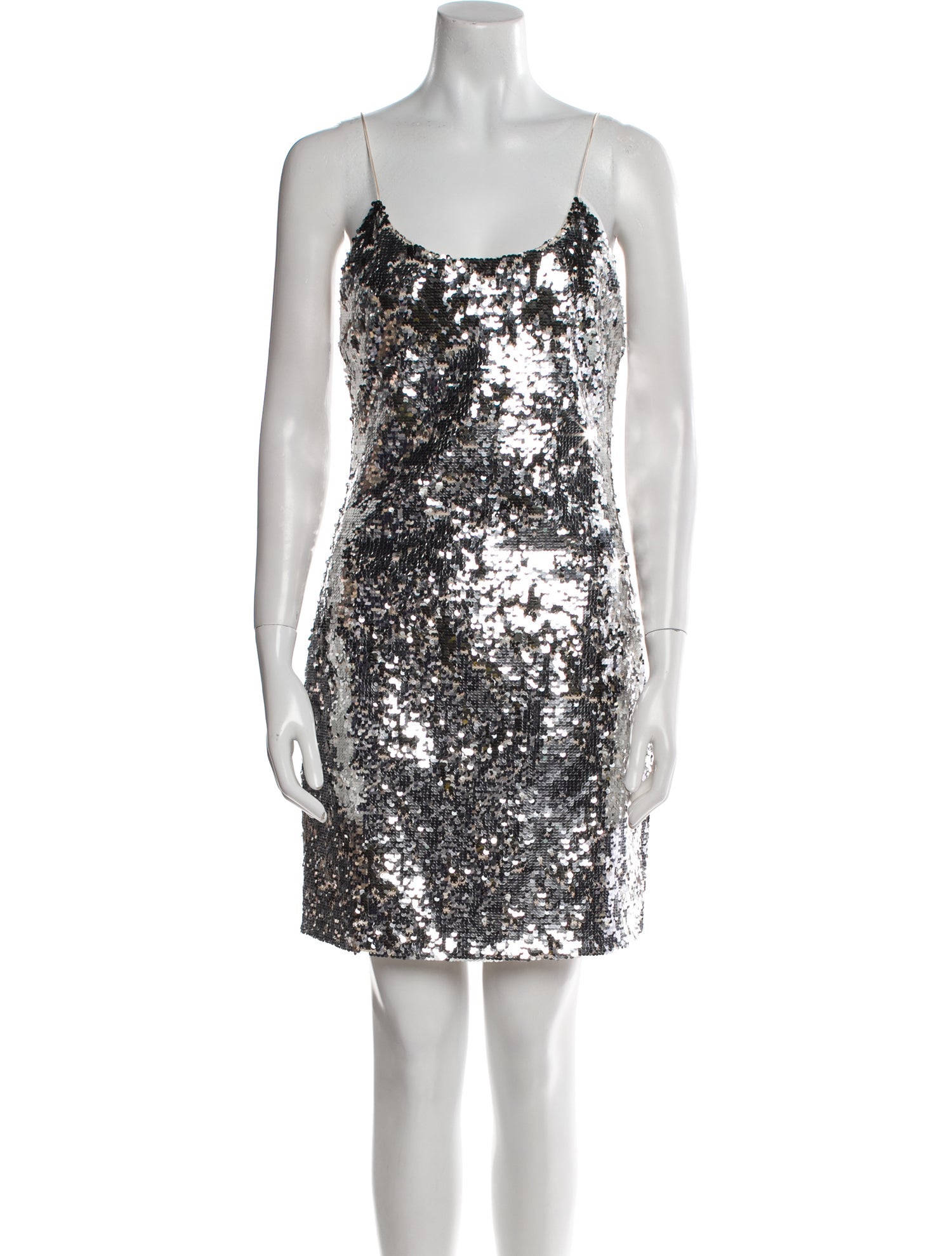 Alice + Olivia Scoop Neck Mini Dress