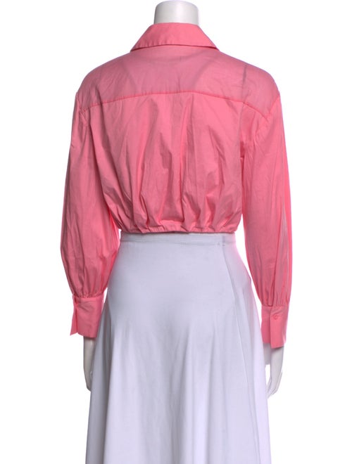 Alice + Olivia Long Sleeve Crop Top