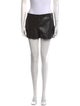 Alice + Olivia Lamb Leather Mini Shorts