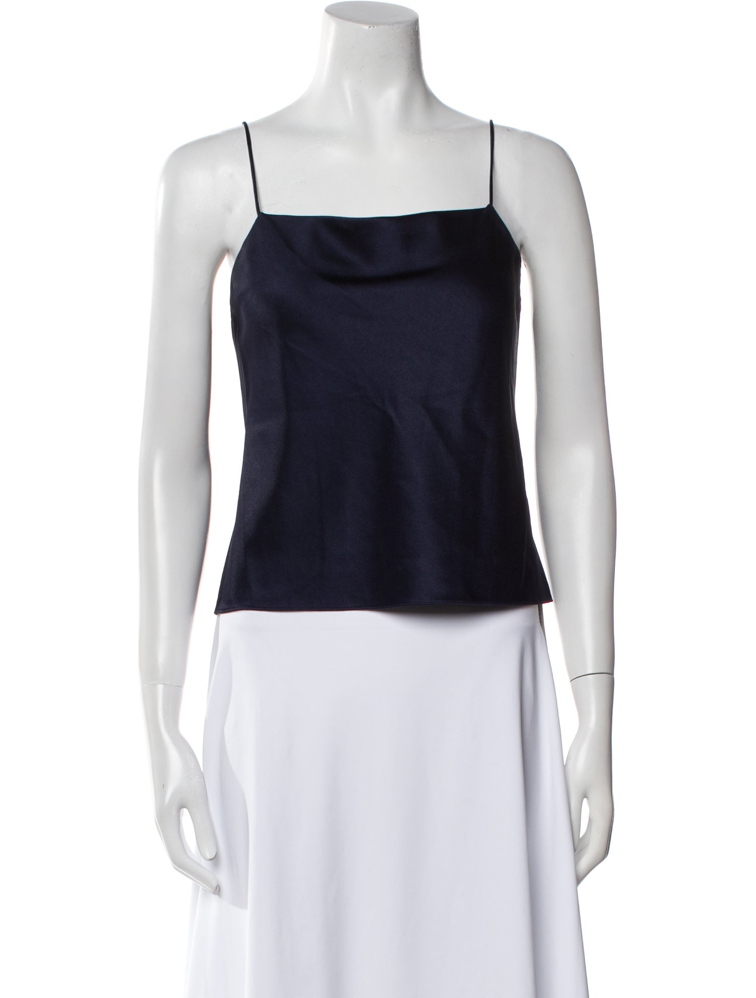 Alice + Olivia Square Neckline Sleeveless Crop Top