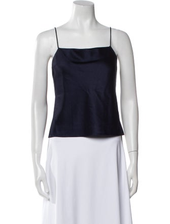 Alice + Olivia Square Neckline Sleeveless Crop Top