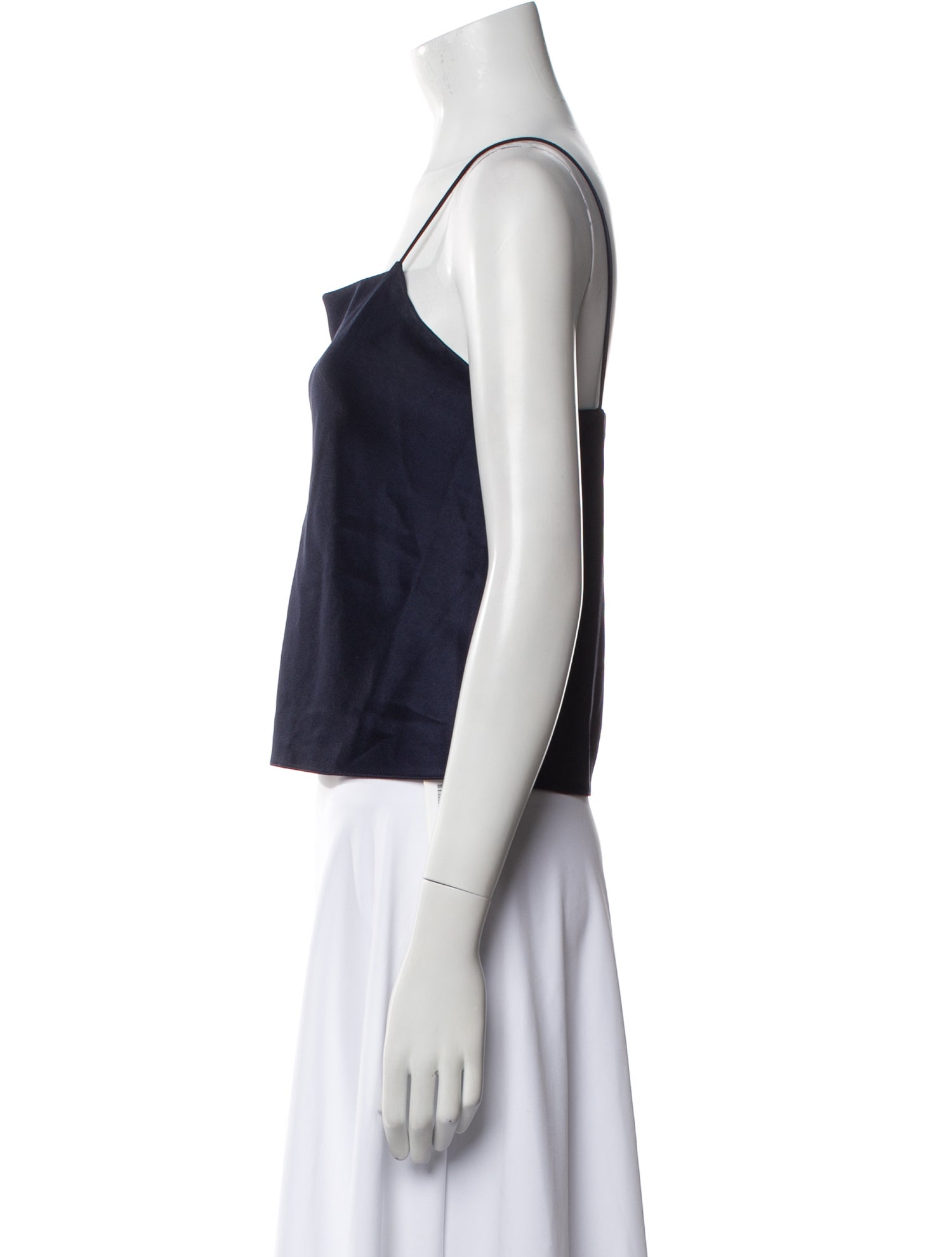 Alice + Olivia Square Neckline Sleeveless Crop Top