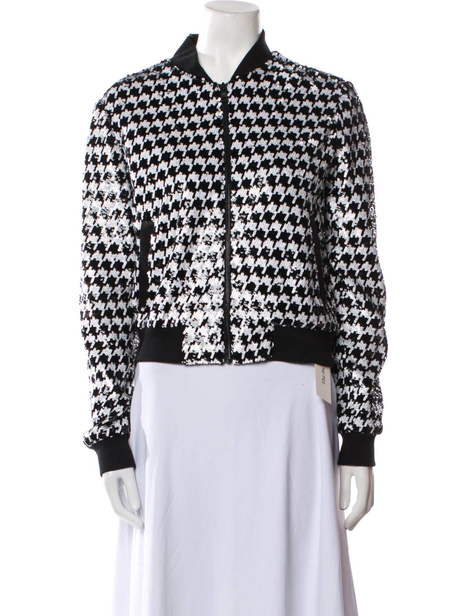 Alice + Olivia Sequin Houndstooth Print Evening Jacket w/ Tags