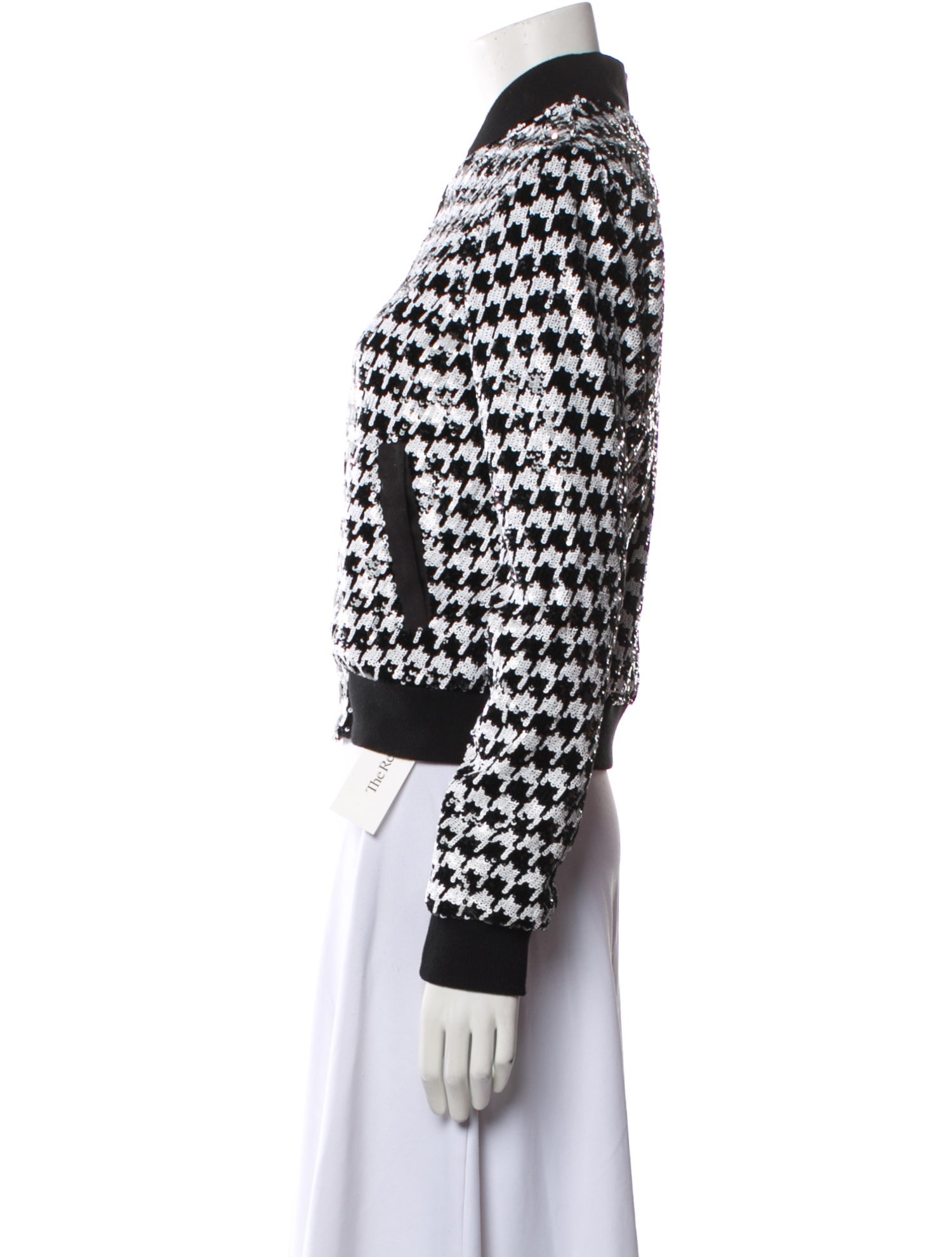 Alice + Olivia Sequin Houndstooth Print Evening Jacket w/ Tags