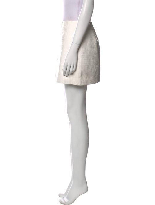 Alice + Olivia Pleated Accents Mini Skirt