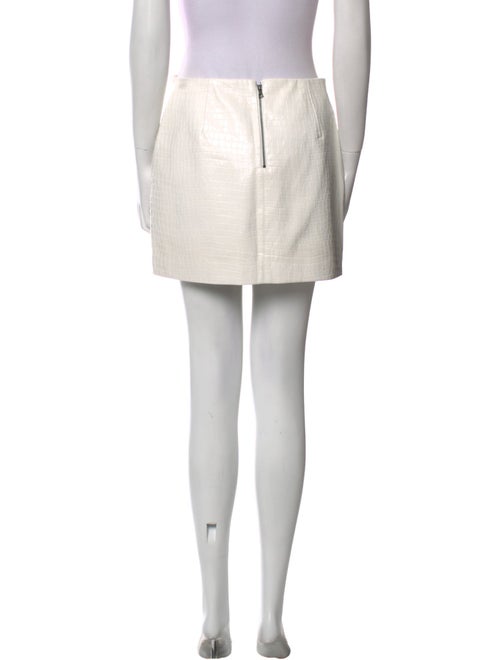 Alice + Olivia Pleated Accents Mini Skirt