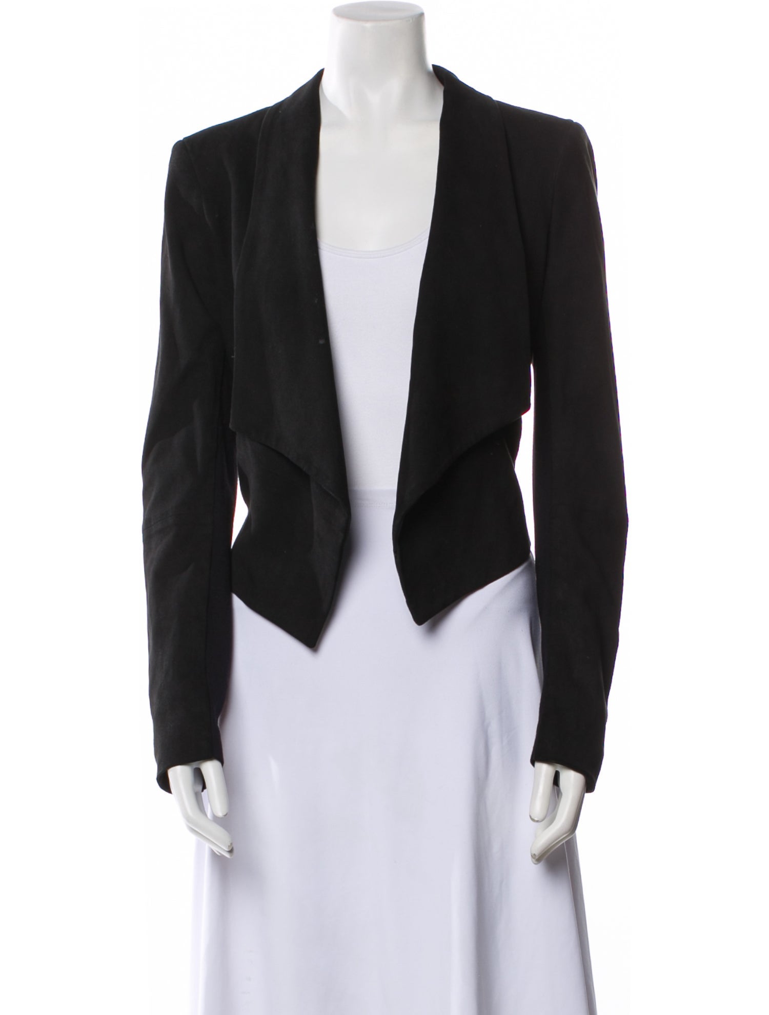Alice + Olivia Leather Blazer