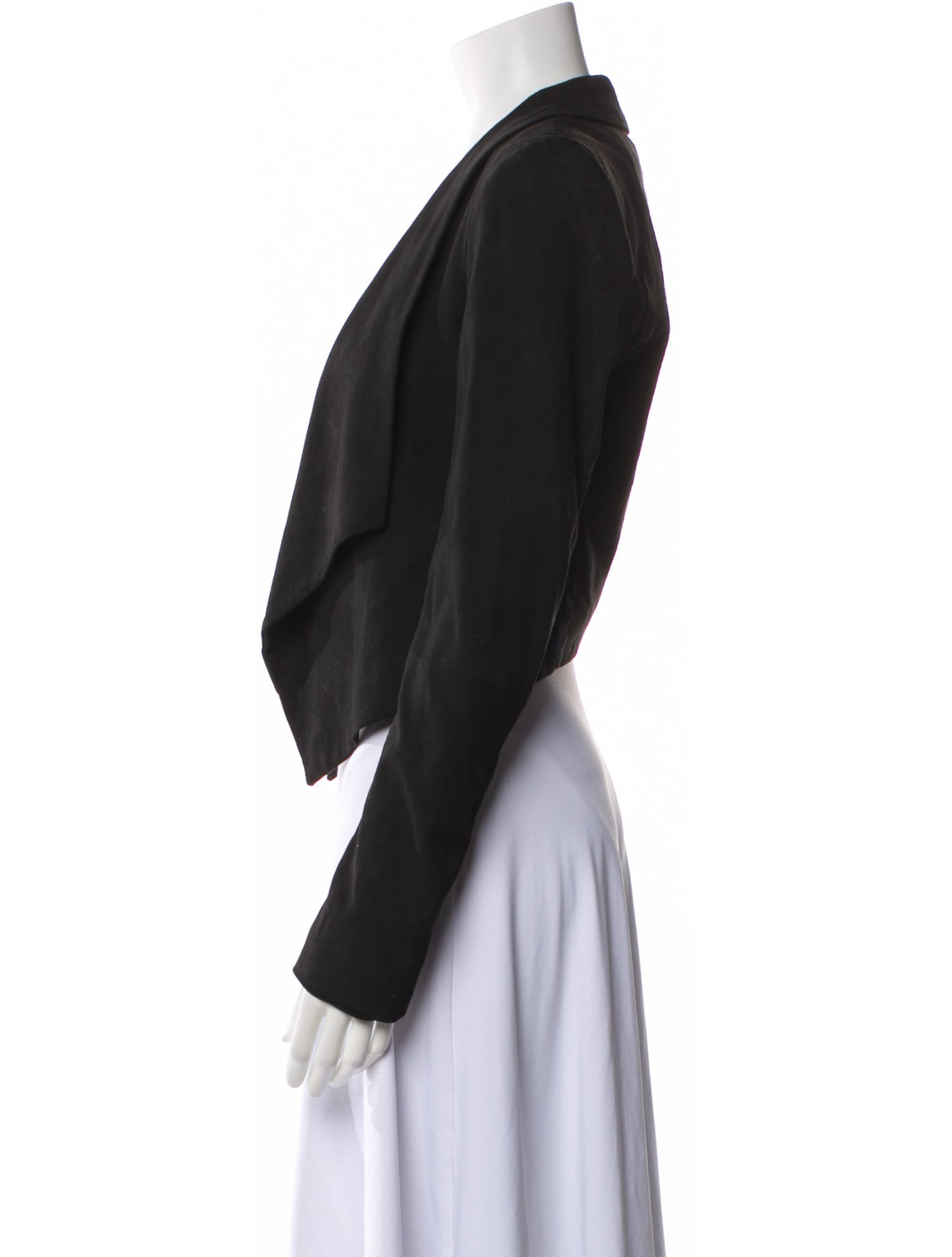 Alice + Olivia Leather Blazer