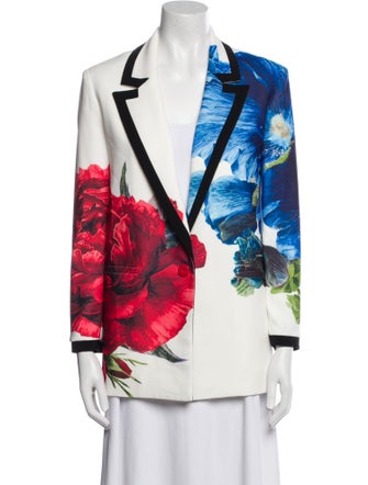 Alice + Olivia Floral Print Blazer