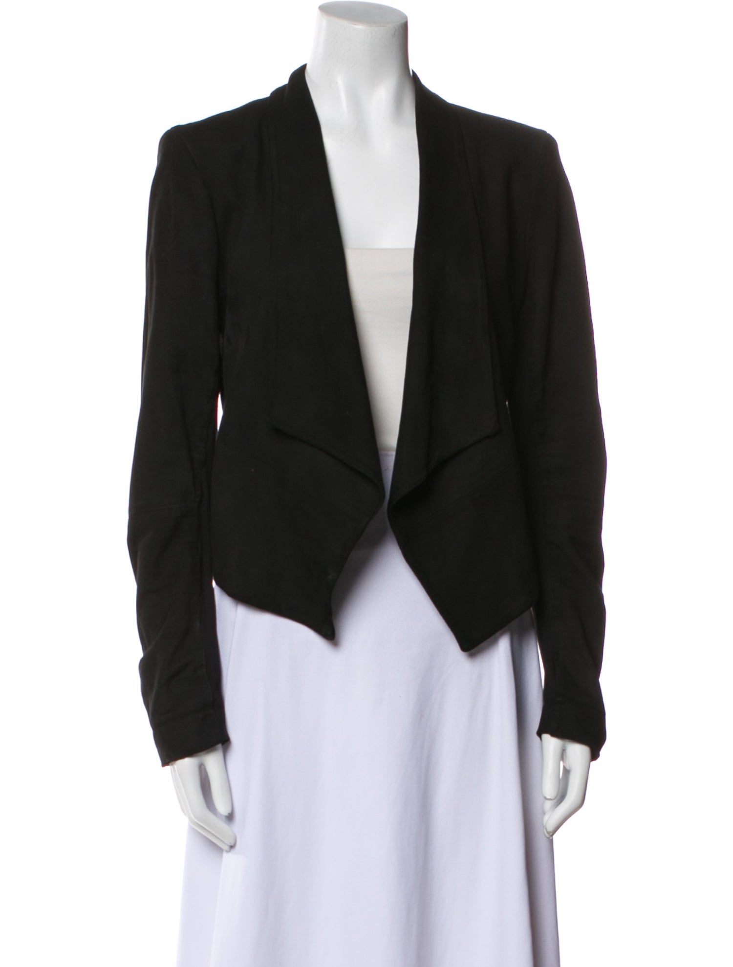 Alice + Olivia Goat Leather Blazer
