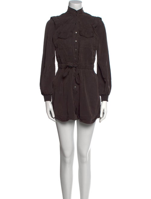 Alice + Olivia Mock Neck Romper