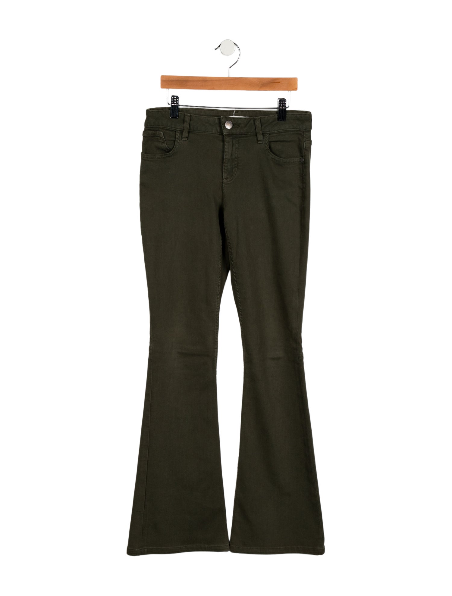 Alice + Olivia Mid-Rise Wide Leg Jeans