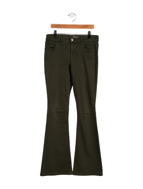 Alice + Olivia Mid-Rise Wide Leg Jeans