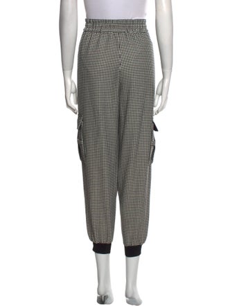 Alice + Olivia Plaid Print Skinny Leg Pants