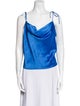 Alice + Olivia Cowl Neck Sleeveless Top