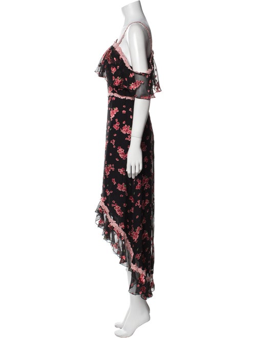 Alice + Olivia Silk Long Dress