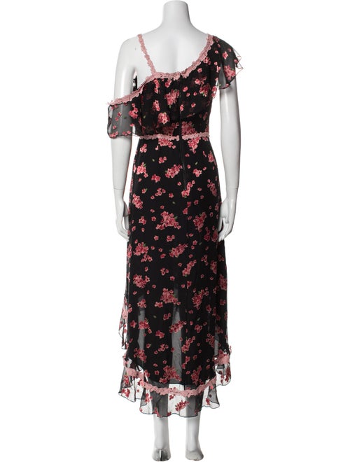 Alice + Olivia Silk Long Dress