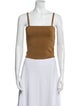 Alice + Olivia Square Neckline Sleeveless Crop Top