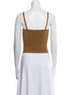 Alice + Olivia Square Neckline Sleeveless Crop Top