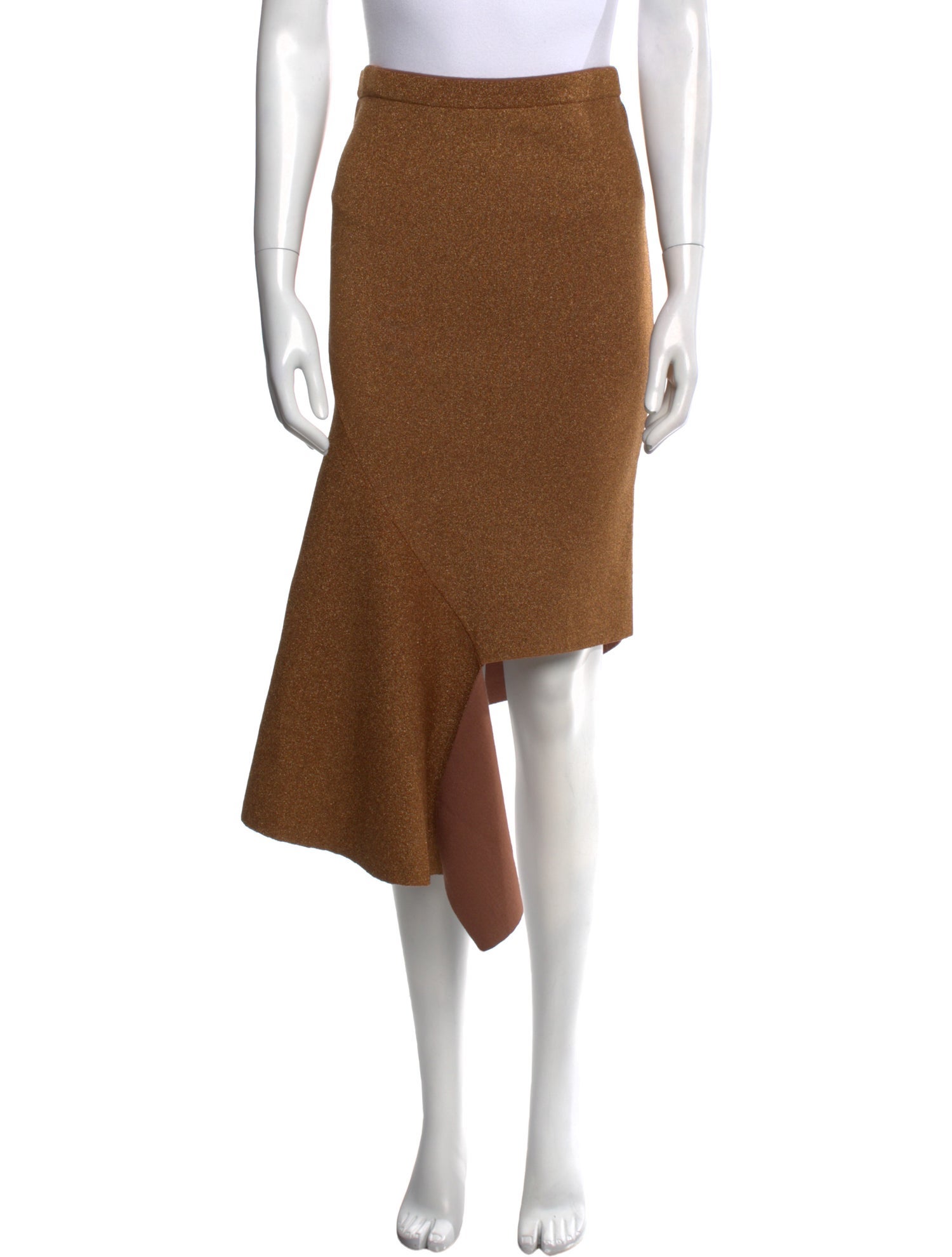 Alice + Olivia Glitter Accents Midi Length Skirt