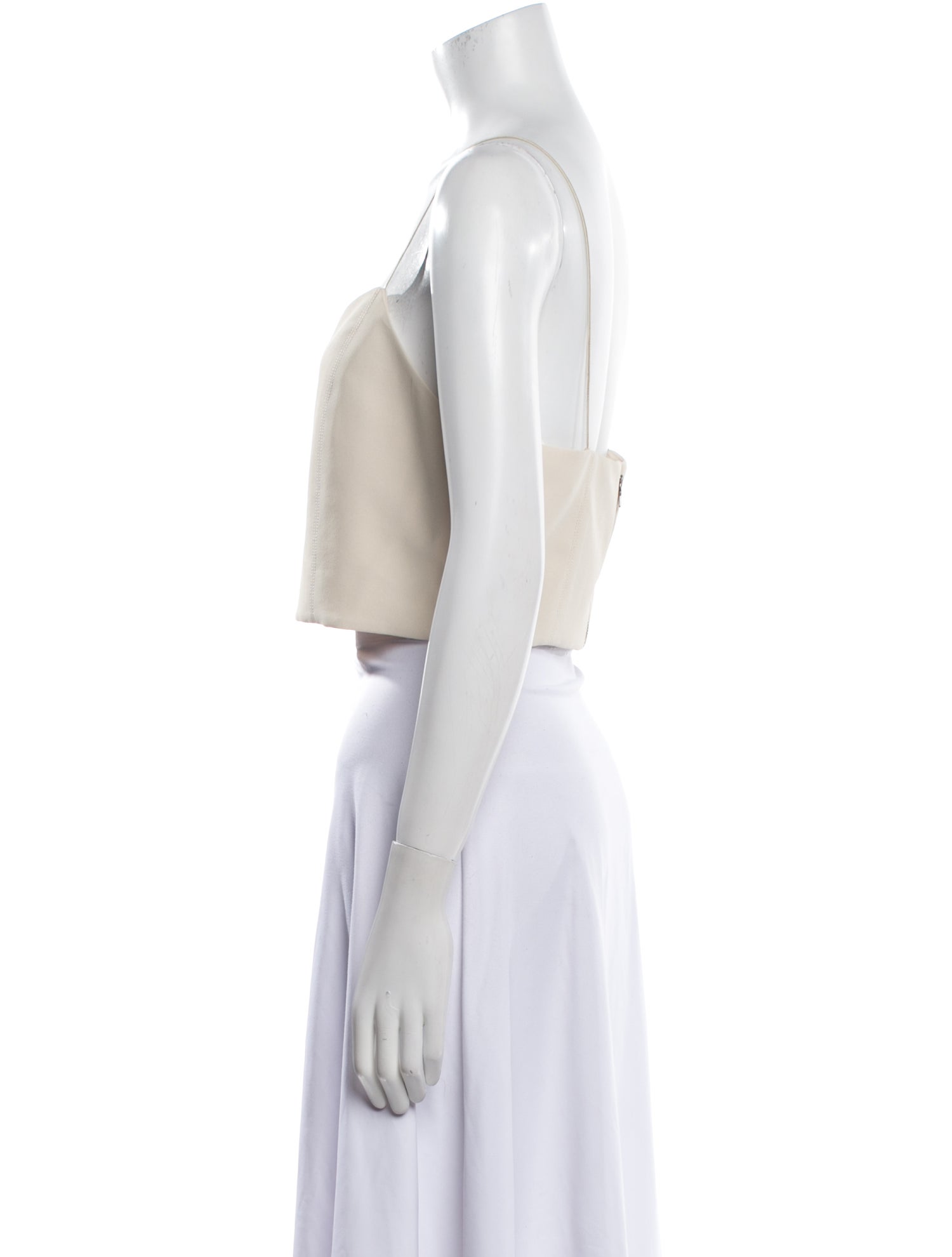 Alice + Olivia V-Neck Sleeveless Crop Top w/ Tags