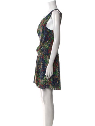 Alice + Olivia Silk Mini Dress