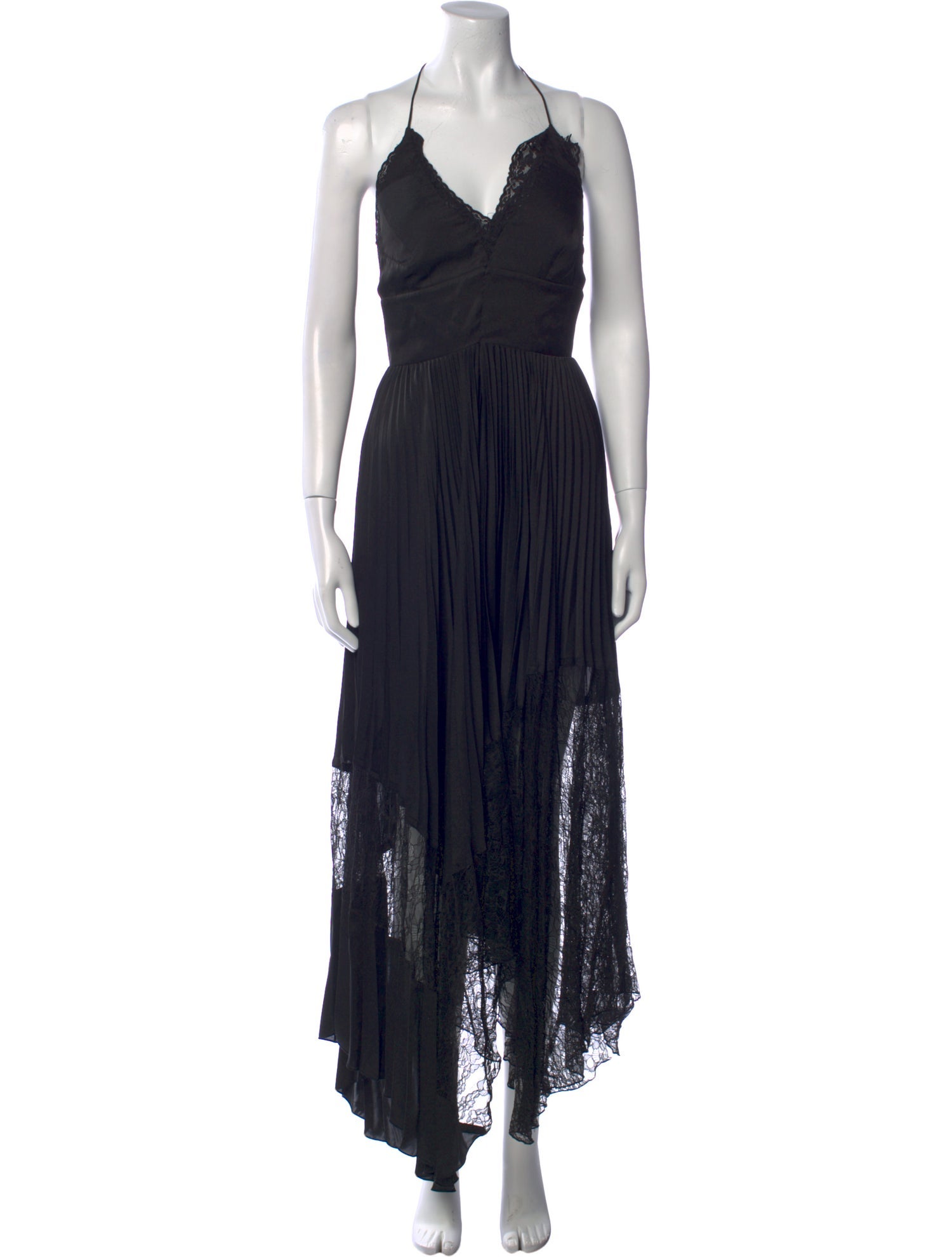 Alice + Olivia Halterneck Long Dress