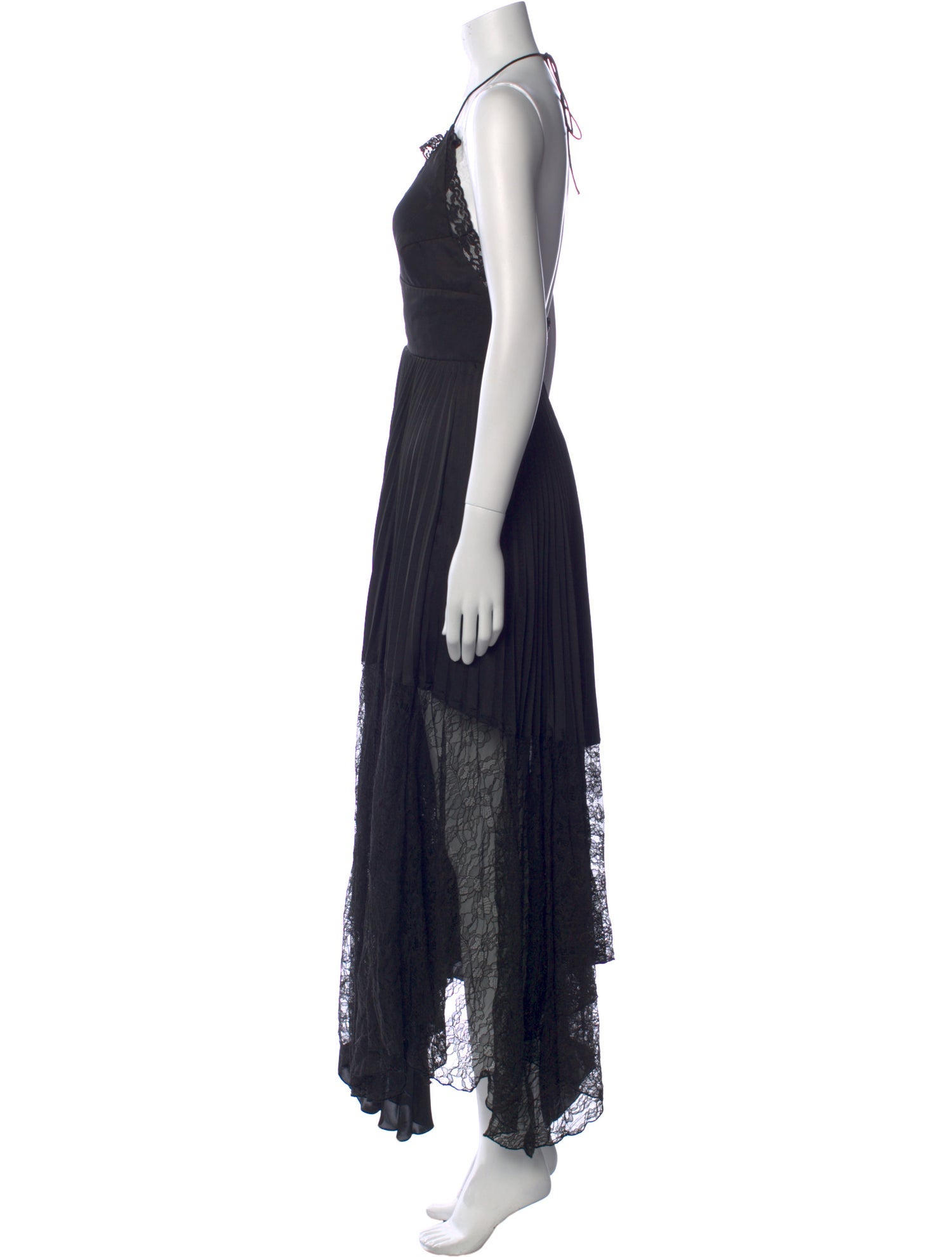 Alice + Olivia Halterneck Long Dress