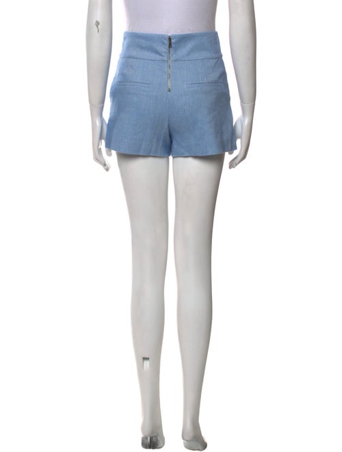 Alice + Olivia Linen Mini Shorts