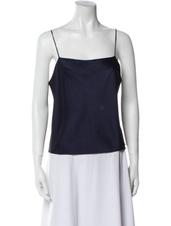 Alice + Olivia Square Neckline Sleeveless Top