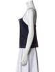 Alice + Olivia Square Neckline Sleeveless Top