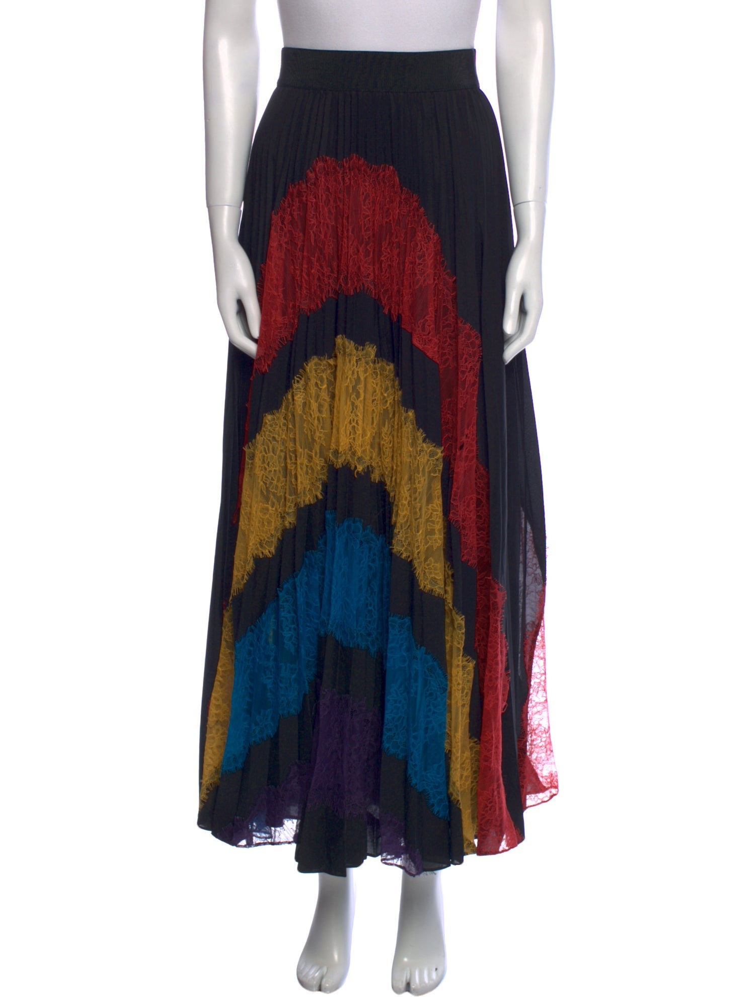 Alice + Olivia Printed Midi Length Skirt