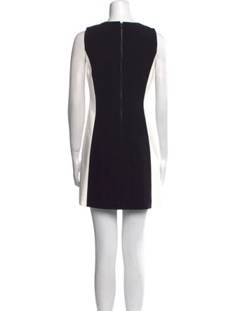 Alice + Olivia Crew Neck Mini Dress