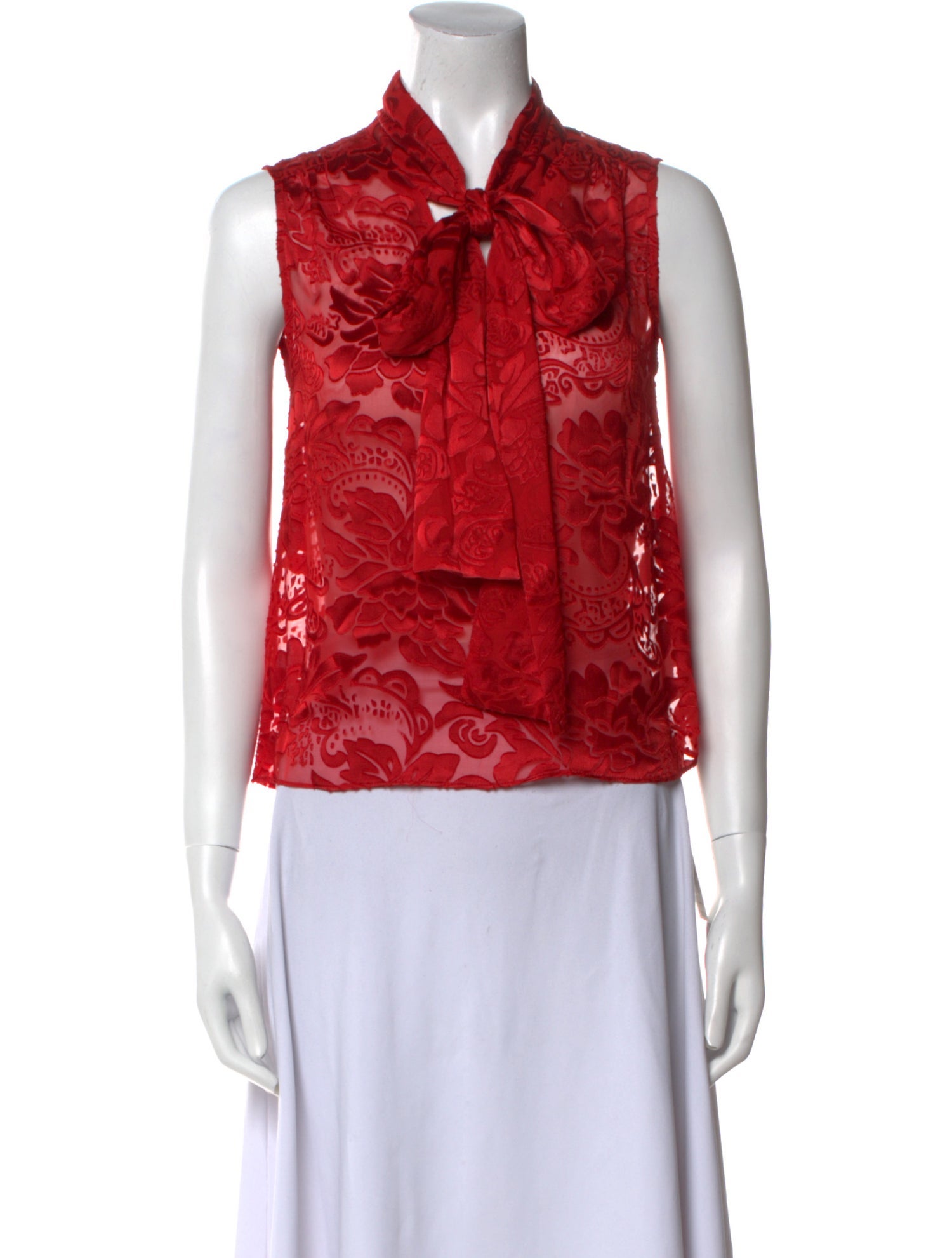 Alice + Olivia Floral Print V-Neck Crop Top