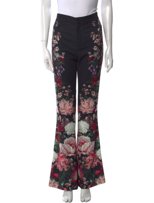 Alice + Olivia Floral Print Wide Leg Pants