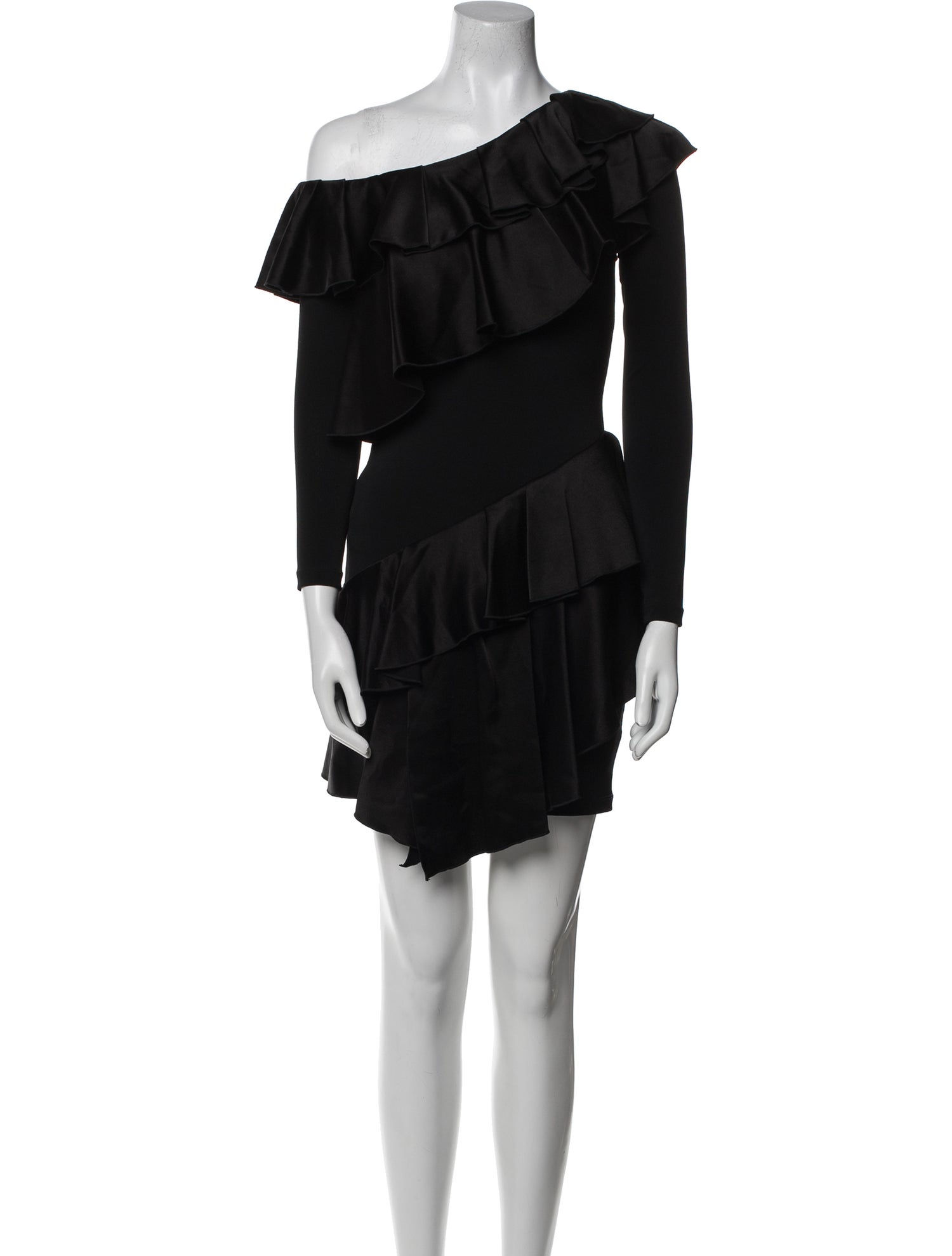 Alice + Olivia One-Shoulder Mini Dress