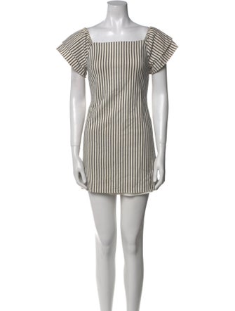 Alice + Olivia Striped Mini Dress